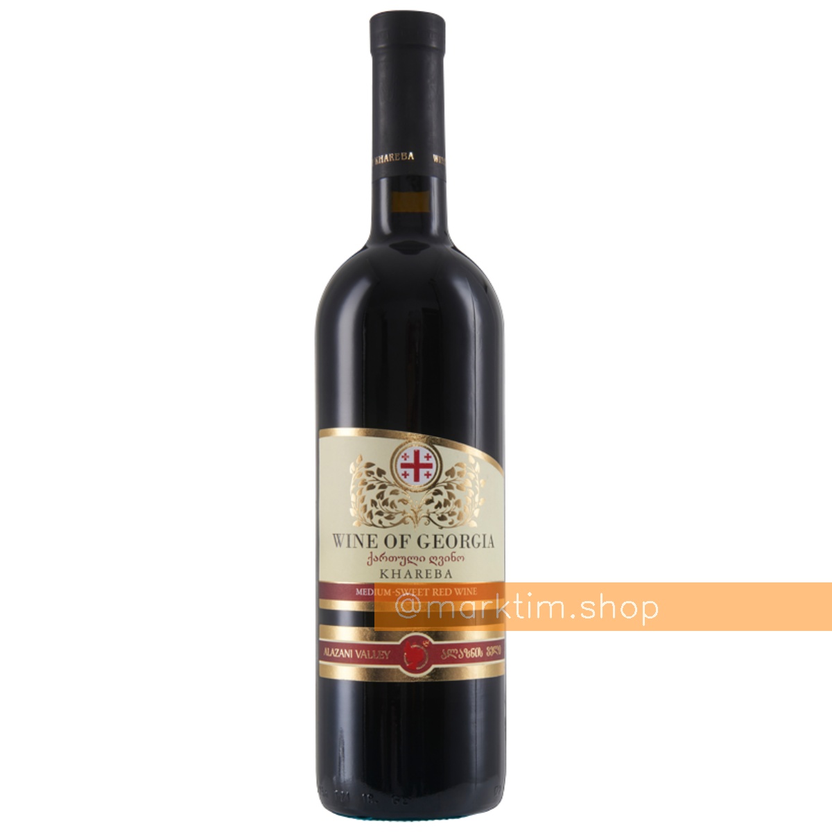Грузинское вино полусладкое красное Khareba Alzani Valley Wine of Georgia (0.75 л)