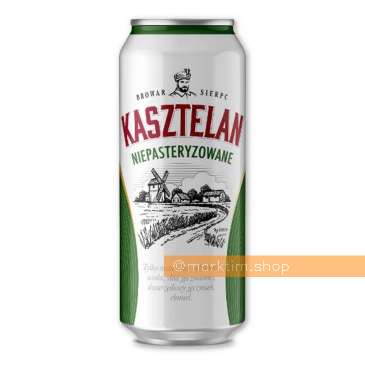 Пиво непастеризоване Kasztelan (500 мл)
