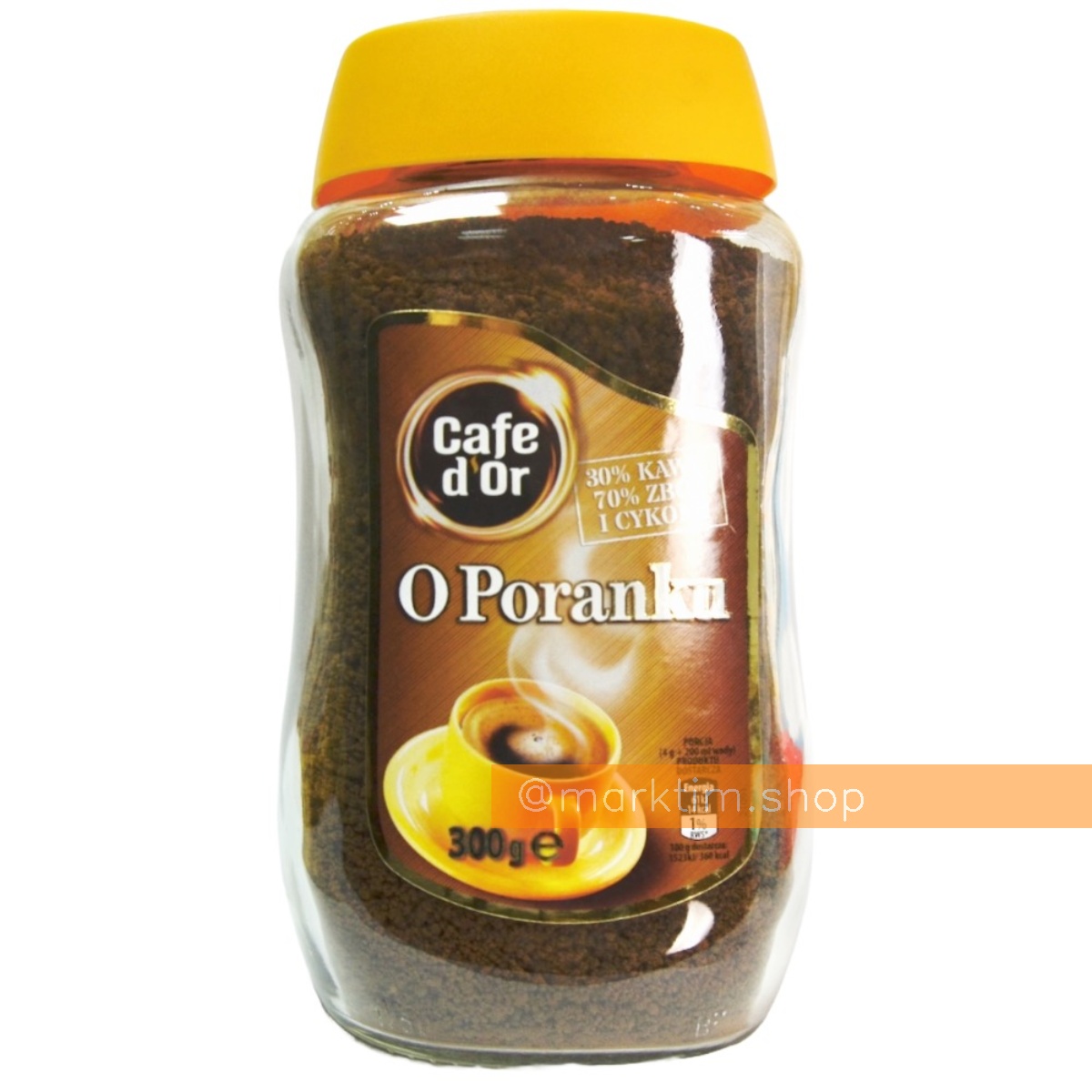 Розчинна кава зі злаковими та цикорієм O Poranku Cafe D'or (300 г)