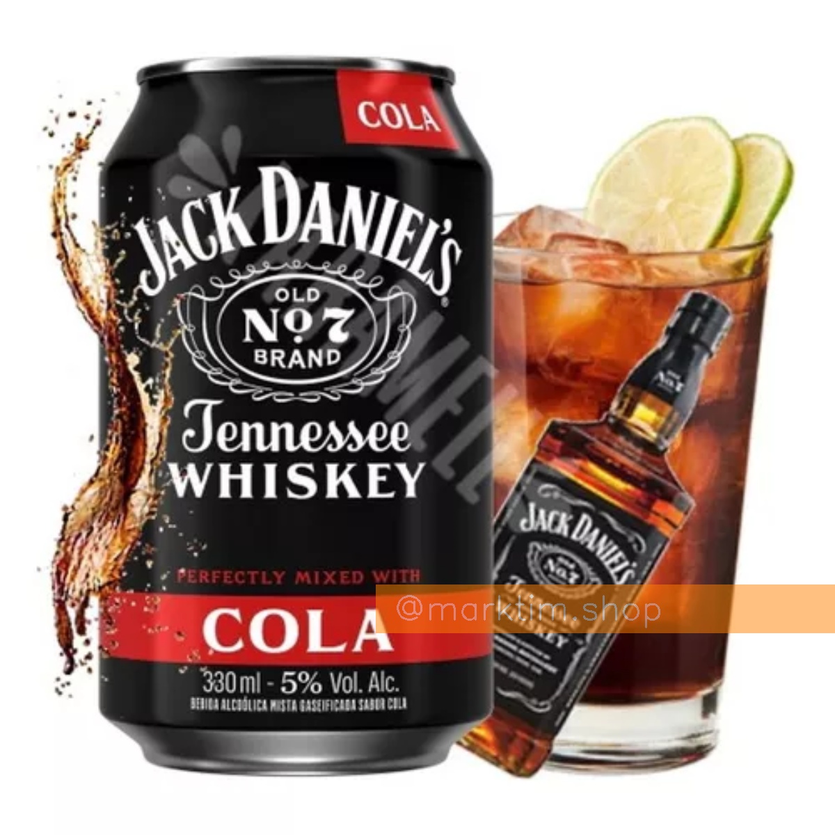 Виски с колой 5% Jack Daniel's (330 мл)