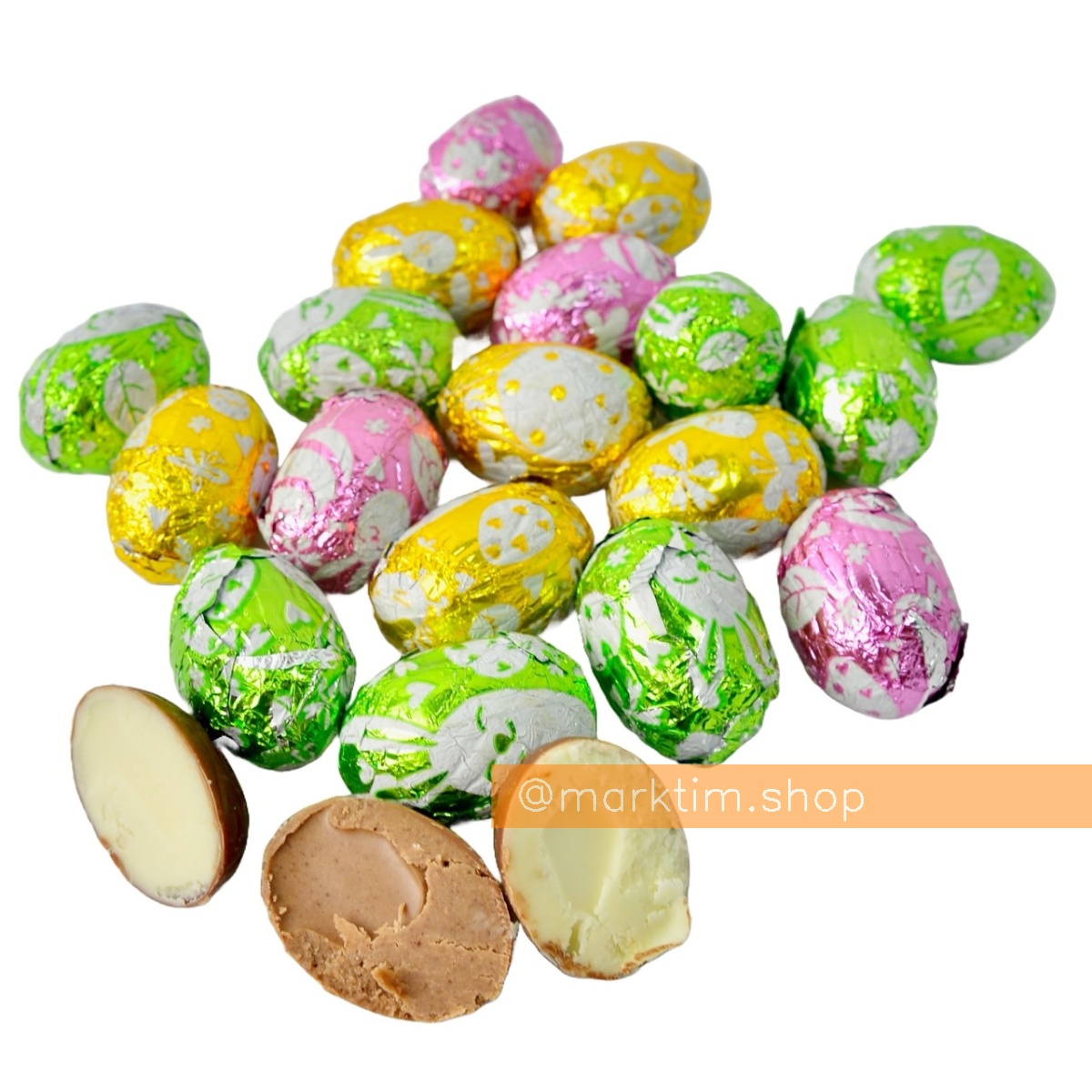 Яйця шоколадні з начинкою (ціна за 1 кг)