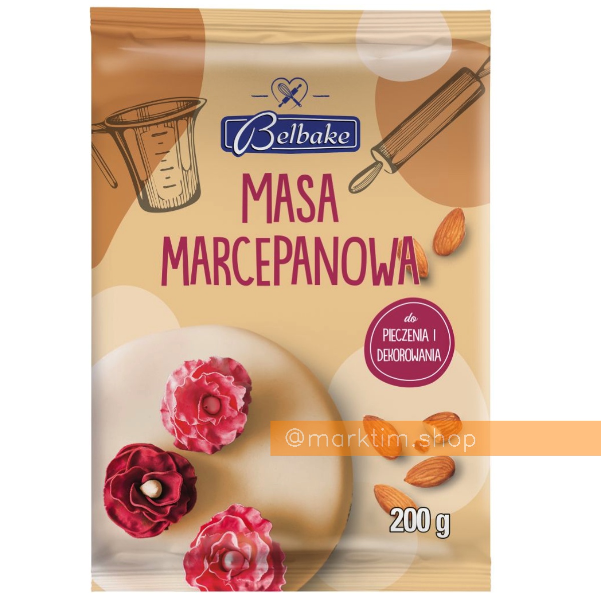 Марципанова маса BELBAKE (200 г)