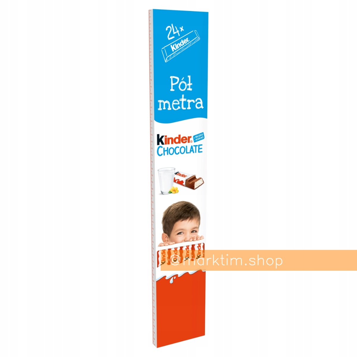 Шоколадно-молочные батончики 0.5 м Kinder (300 г)