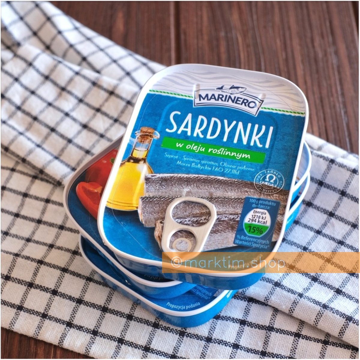 Сардинки в рослинній олії Marinero (110 г)