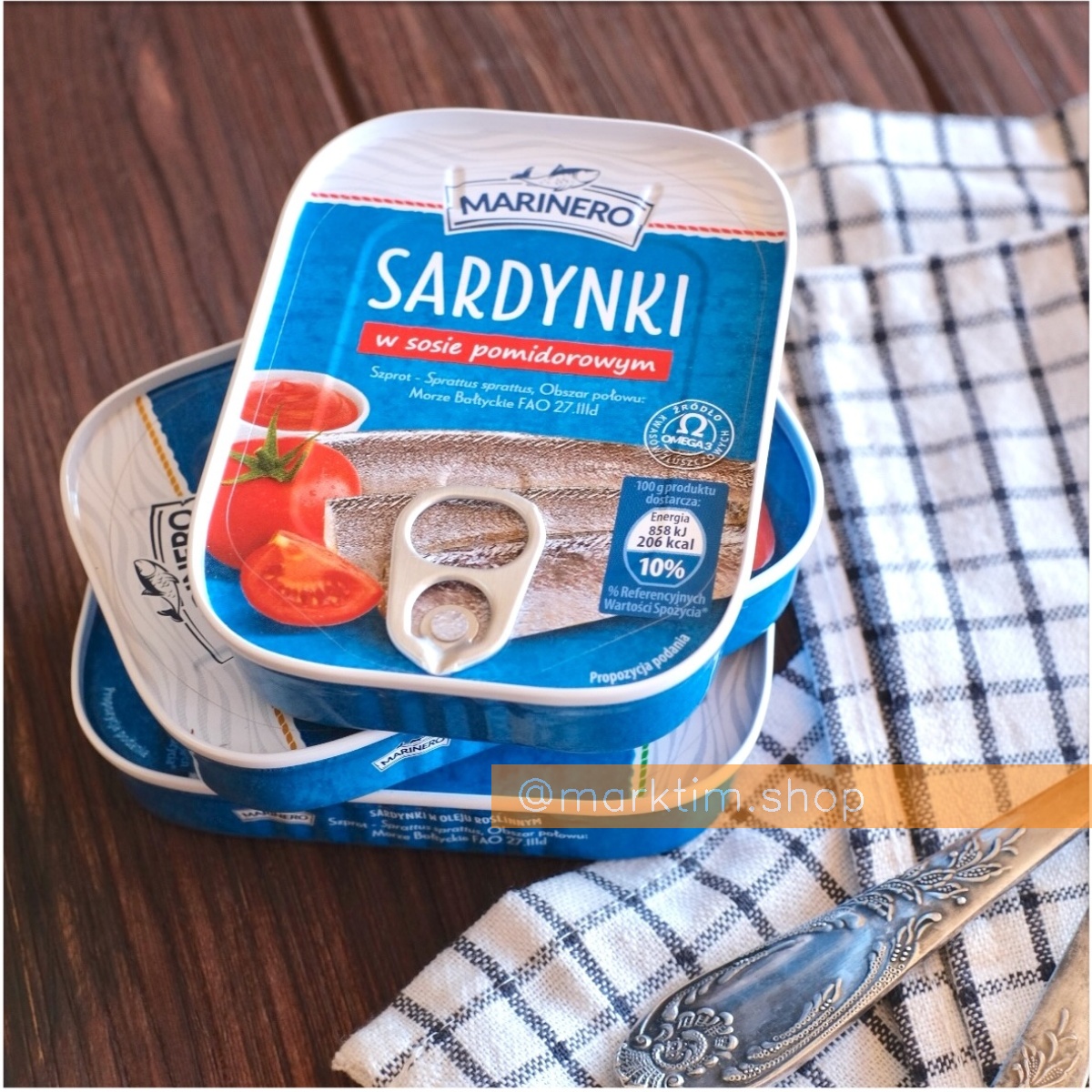 Сардини в томатному соусі Marinero (110 г)