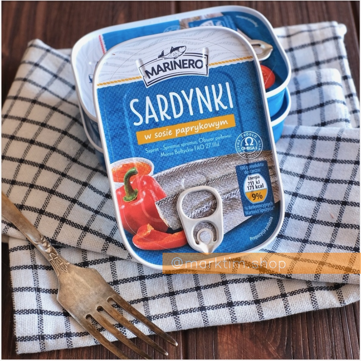Сардини в папричному соусі Marinero (110 г)