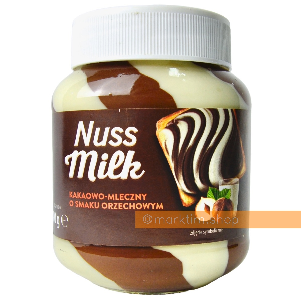 Шоколадно-горіхова паста DUO Nuss Milk (400 г)