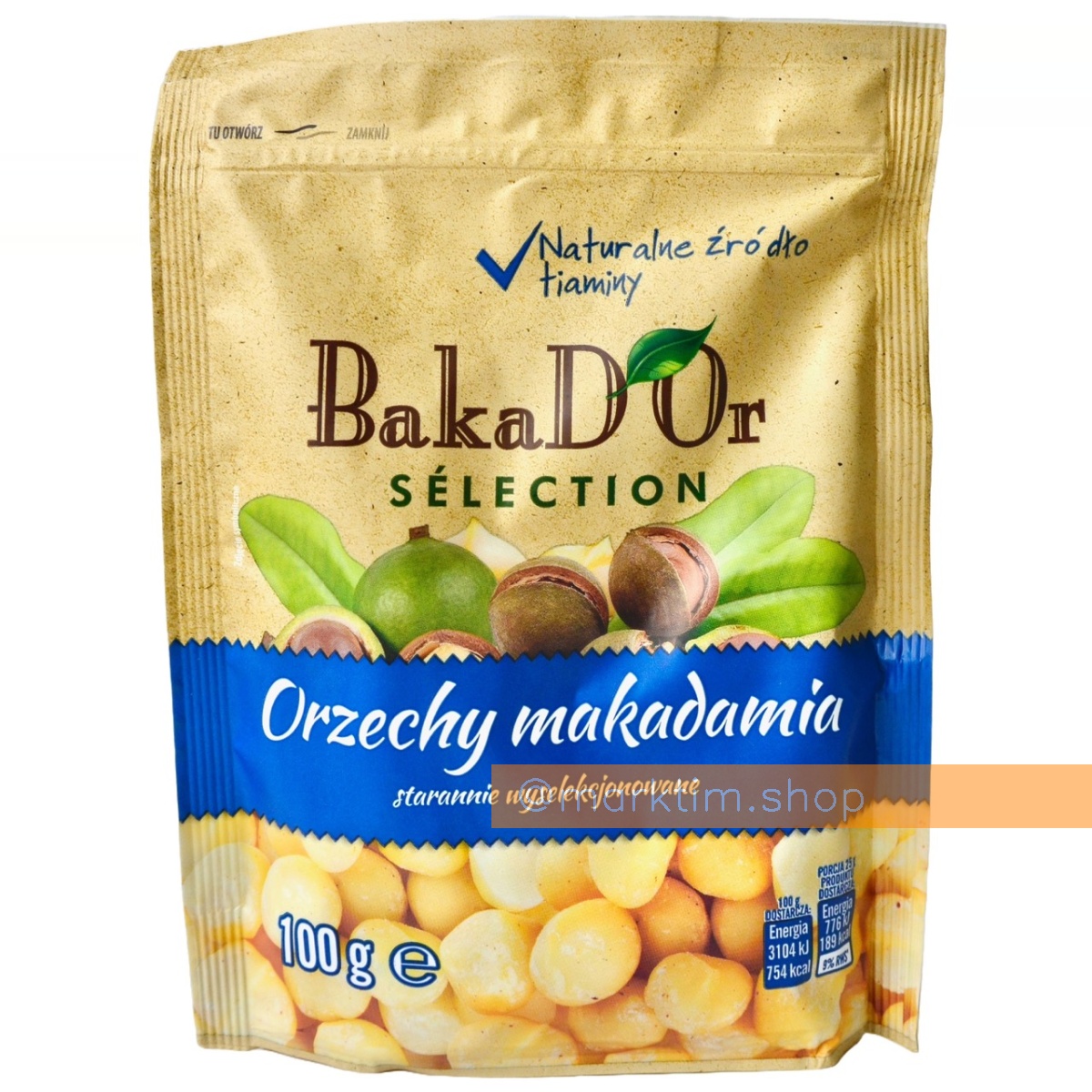 Орехи макадамия BAKAD’OR (100 г)
