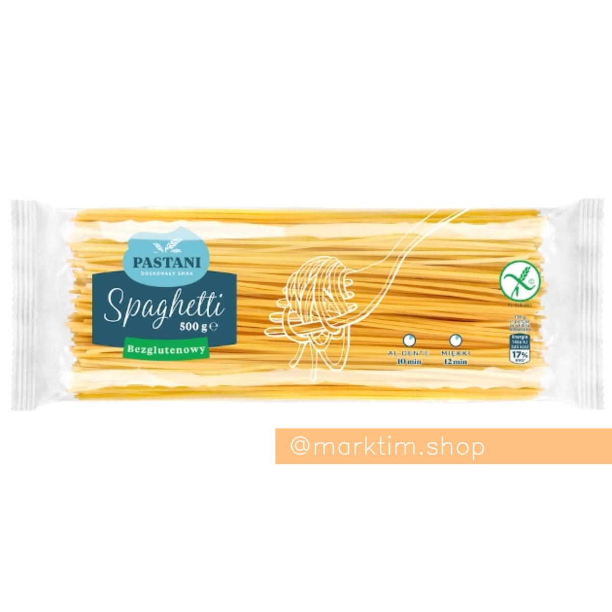 Паста Спагетти без глютена PASTANI (500 г)