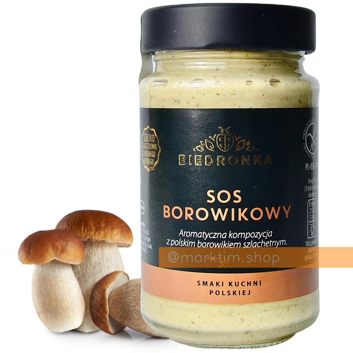 Ароматный соус с белыми грибами Biedronka Premium (210 г)