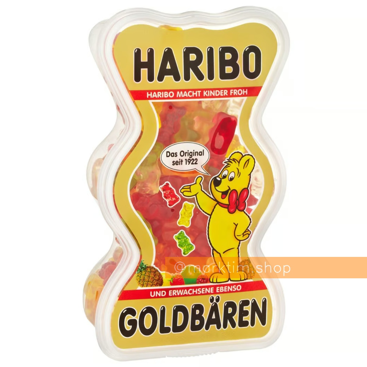 Жевательные конфеты Золотые мишки в коробке Goldbären HARIBO (450 г)