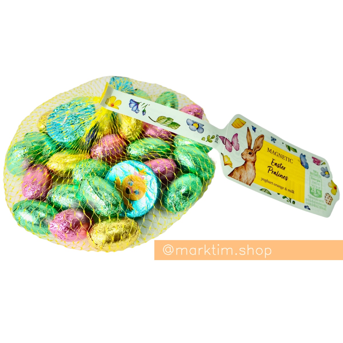 Шоколадні великодні яйця в сітці Magnetic (150 г)