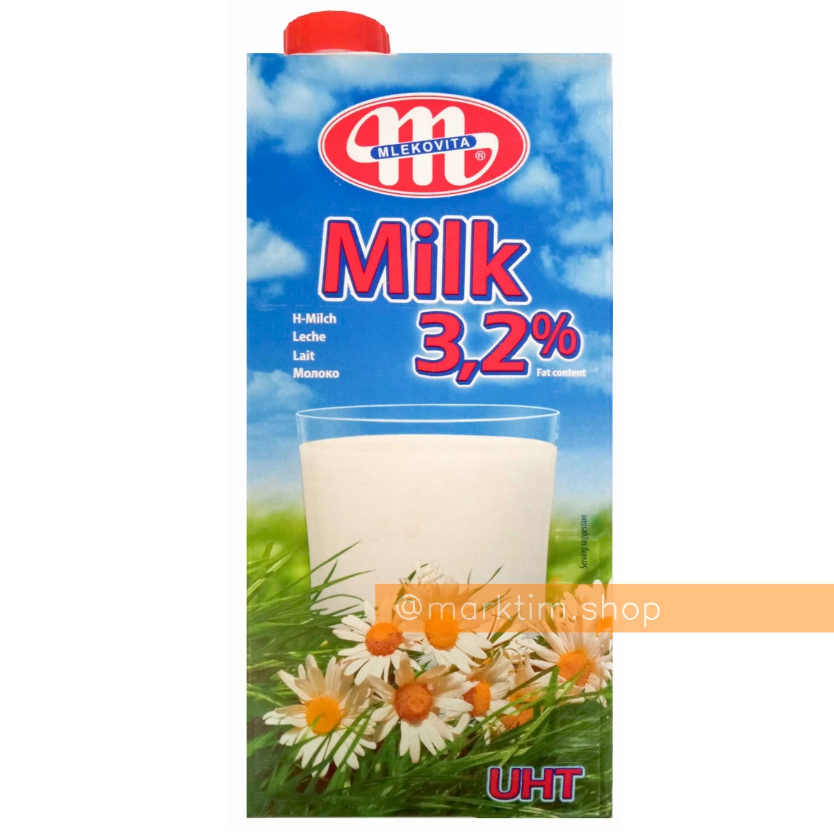 Молоко UHT 3.2% MLEKOVITA (1 л)