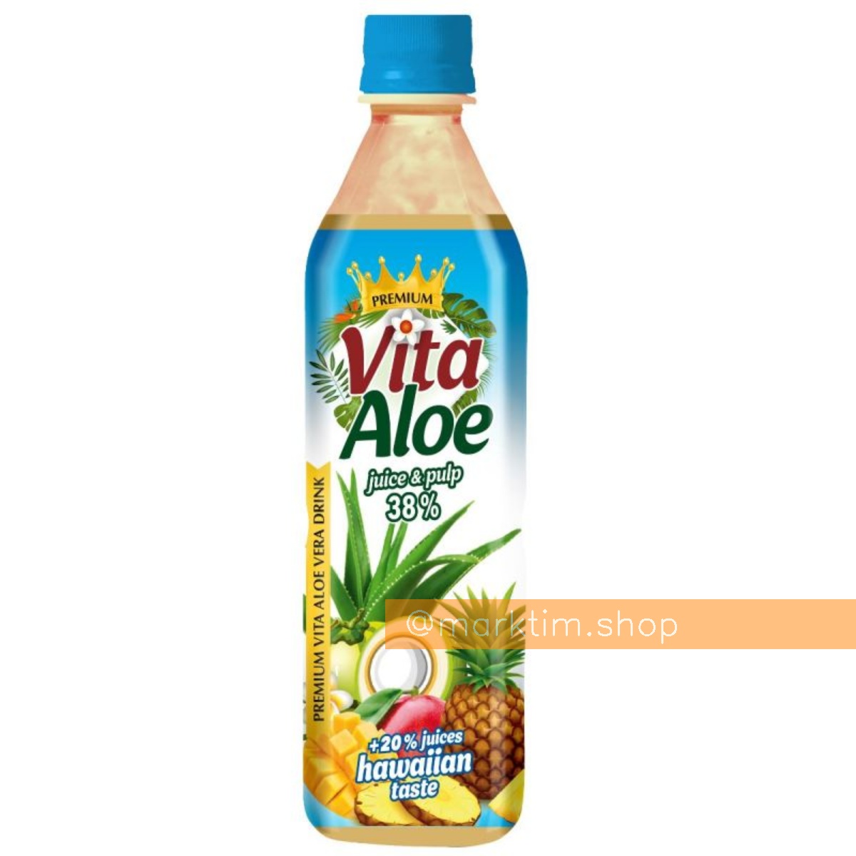 Алоэ-напиток с соком и мякотью 38% с соком экзотических фруктов VITA ALOE (500 мл)
