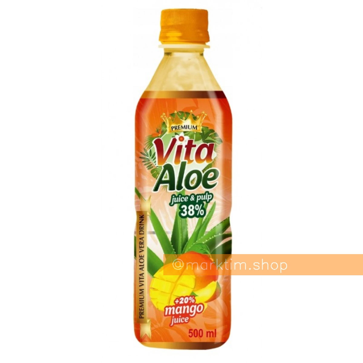 Алоэ-напиток с соком и мякотью 38% с соком манго VITA ALOE (500 мл)