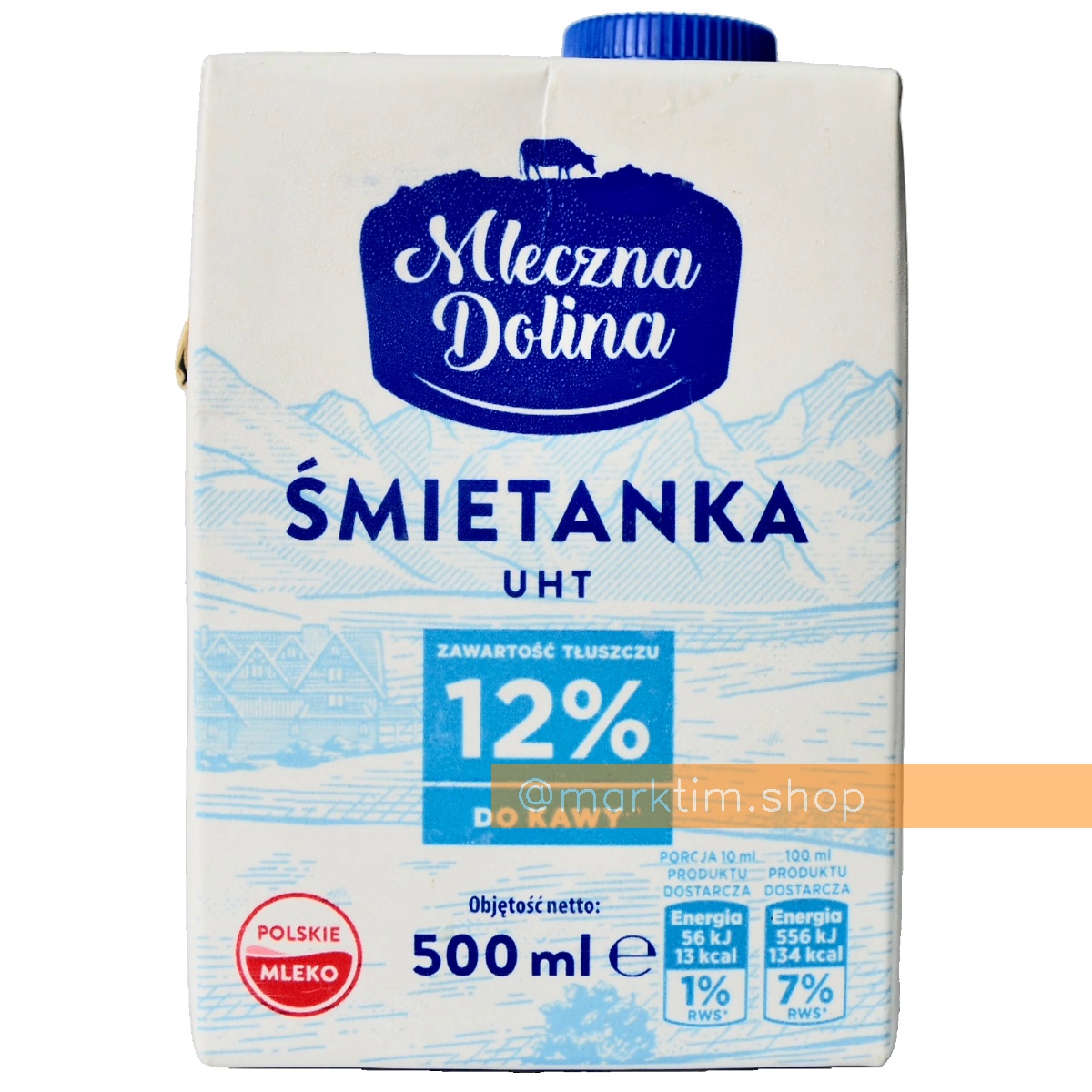 Вершки 12% Mleczna Dolina (500 мл)