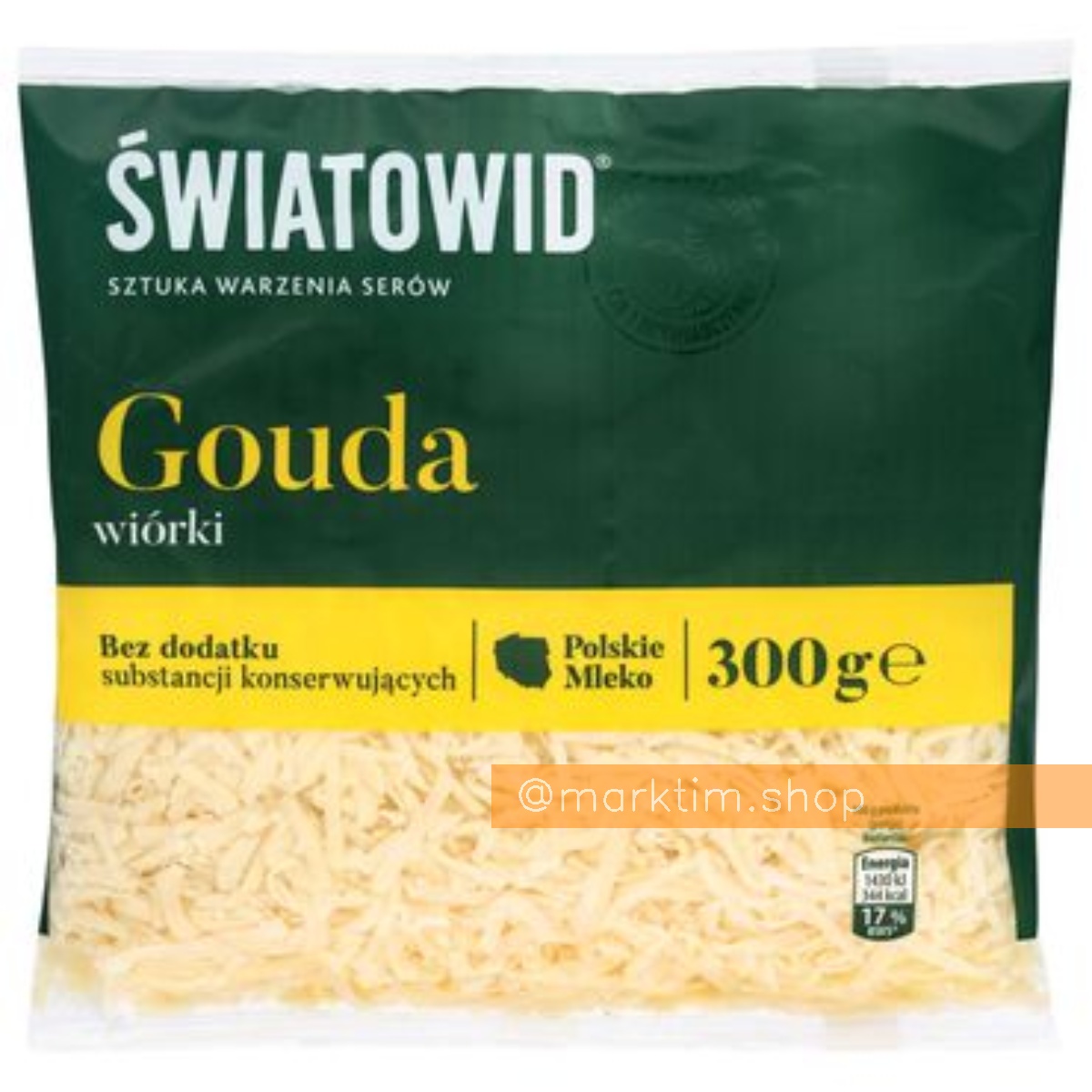 Сыр Гауда, тёртый Swiatowid (300 г)
