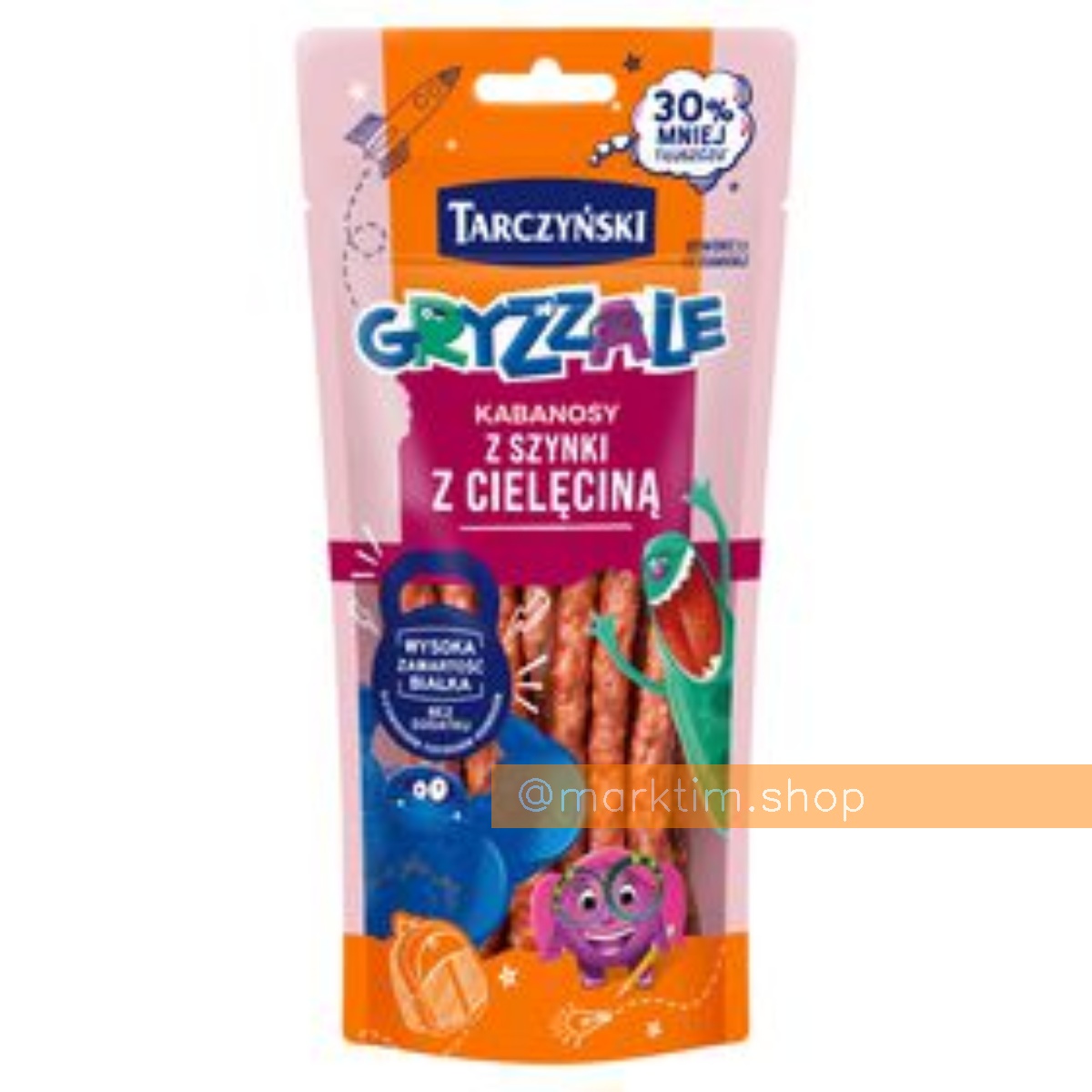 Детские кабаносы Gryzalle из ветчины и телятины Tarczynski (90 г)