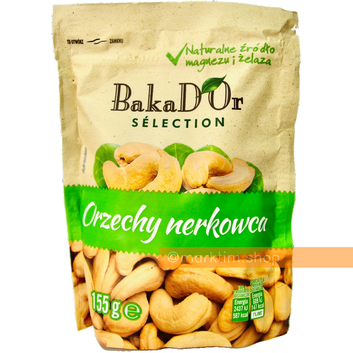 Горіхи кеш'ю BAKAD'OR (155 г)