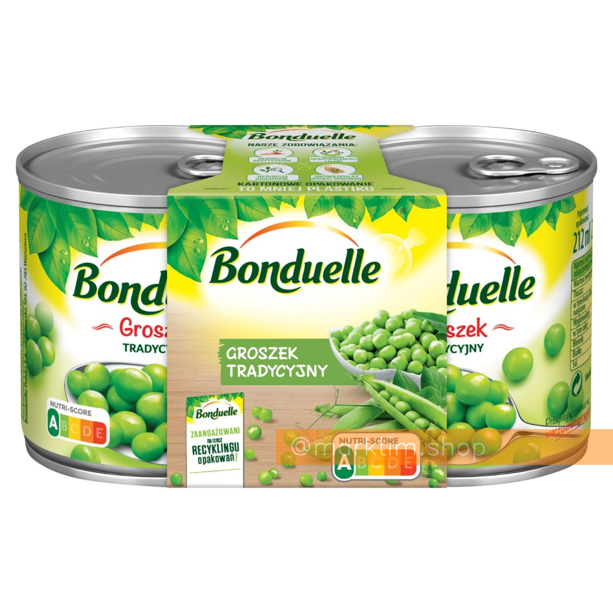 Горошек консервированный Bonduelle (2х200 г)