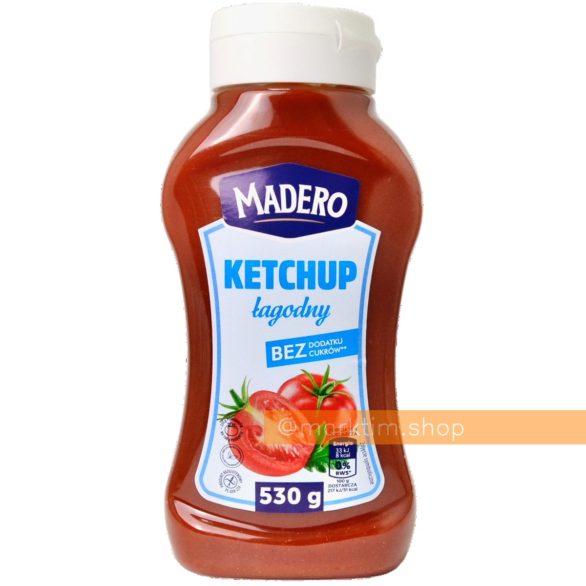 Кетчуп нежный без сахара Madero (530 г)