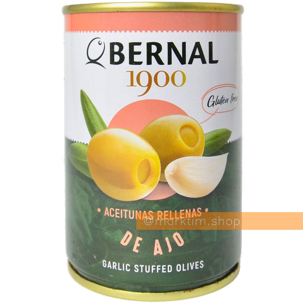 Оливки фаршированные чесноком Bernal (292 г)