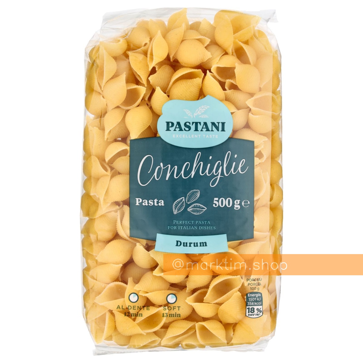 Паста Ракушки из твердых сортов пшеницы Conchigli Pastani (500 г)