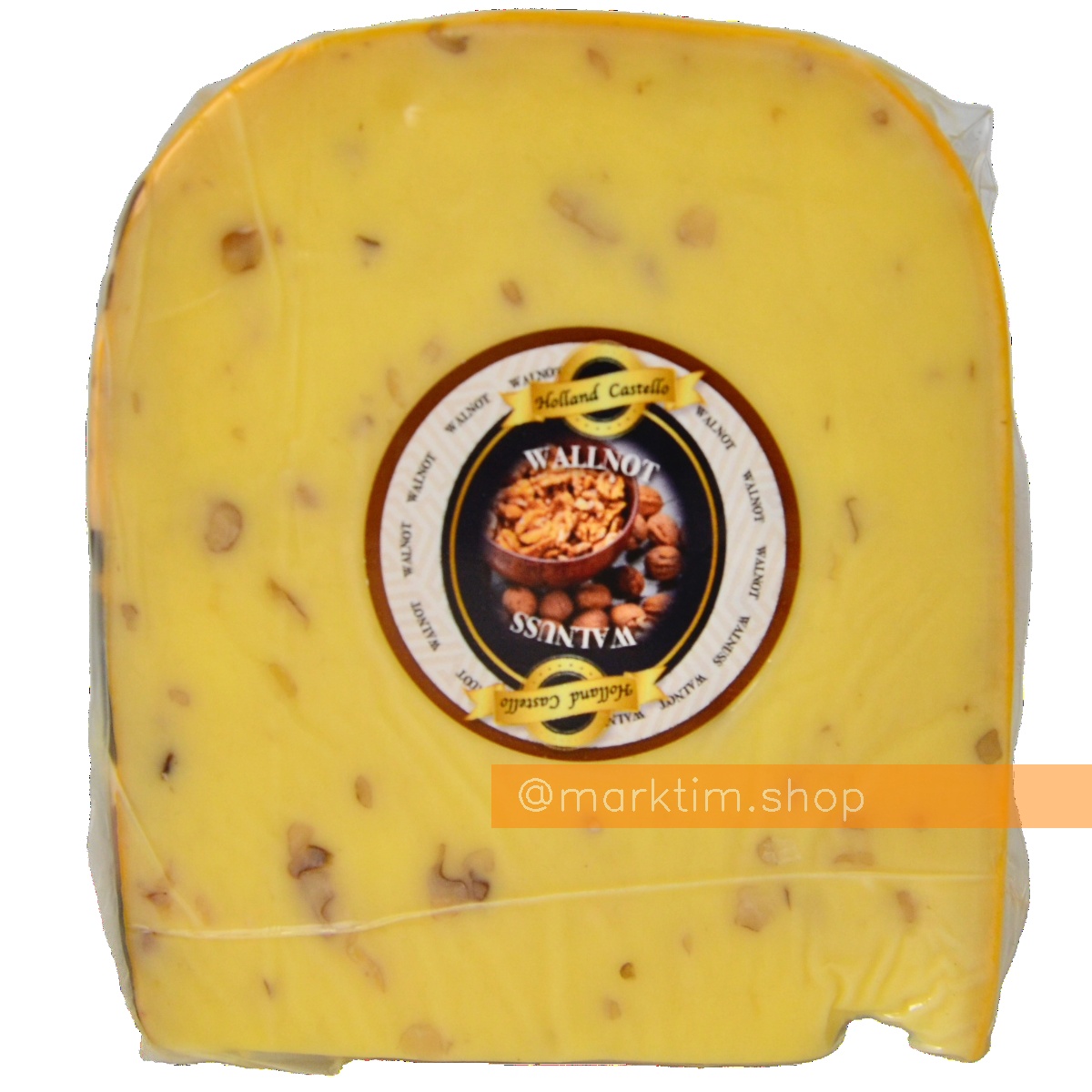 Сыр из коровьего молока с грецким орехом HOLLAND CASTELLO (цена за 1 кг)