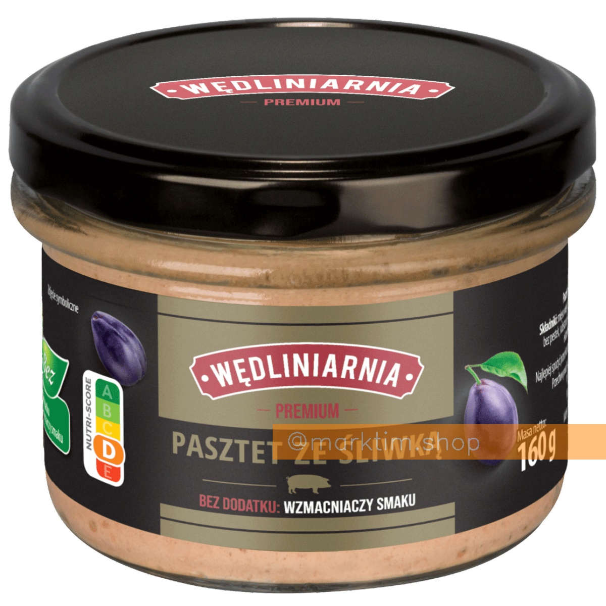 Паштет свиной премиум со сливами WEDLINIANIA (160 г)