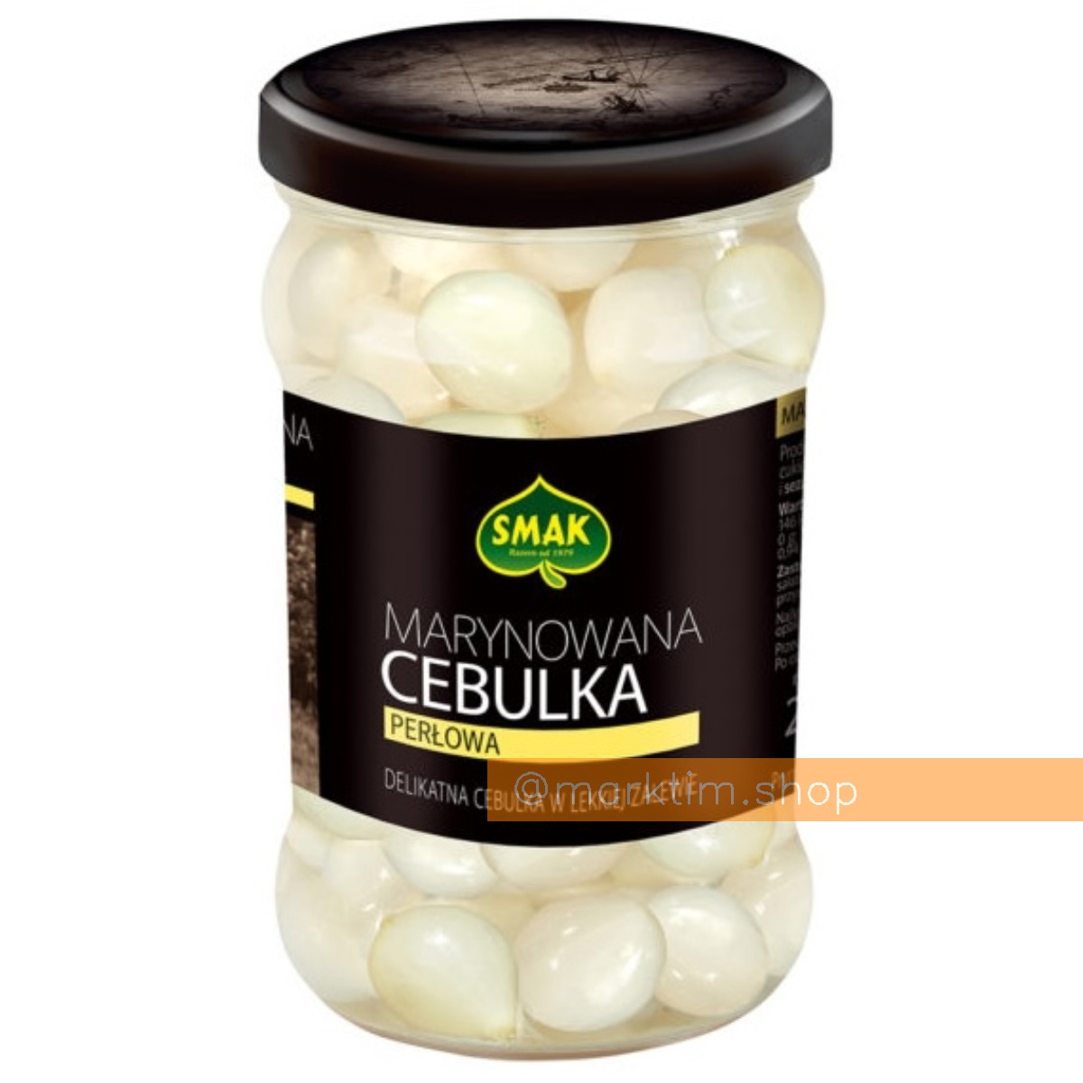 Маринованный мини-лук Marynowana Cebulka Perlowa SMAK (290 г)