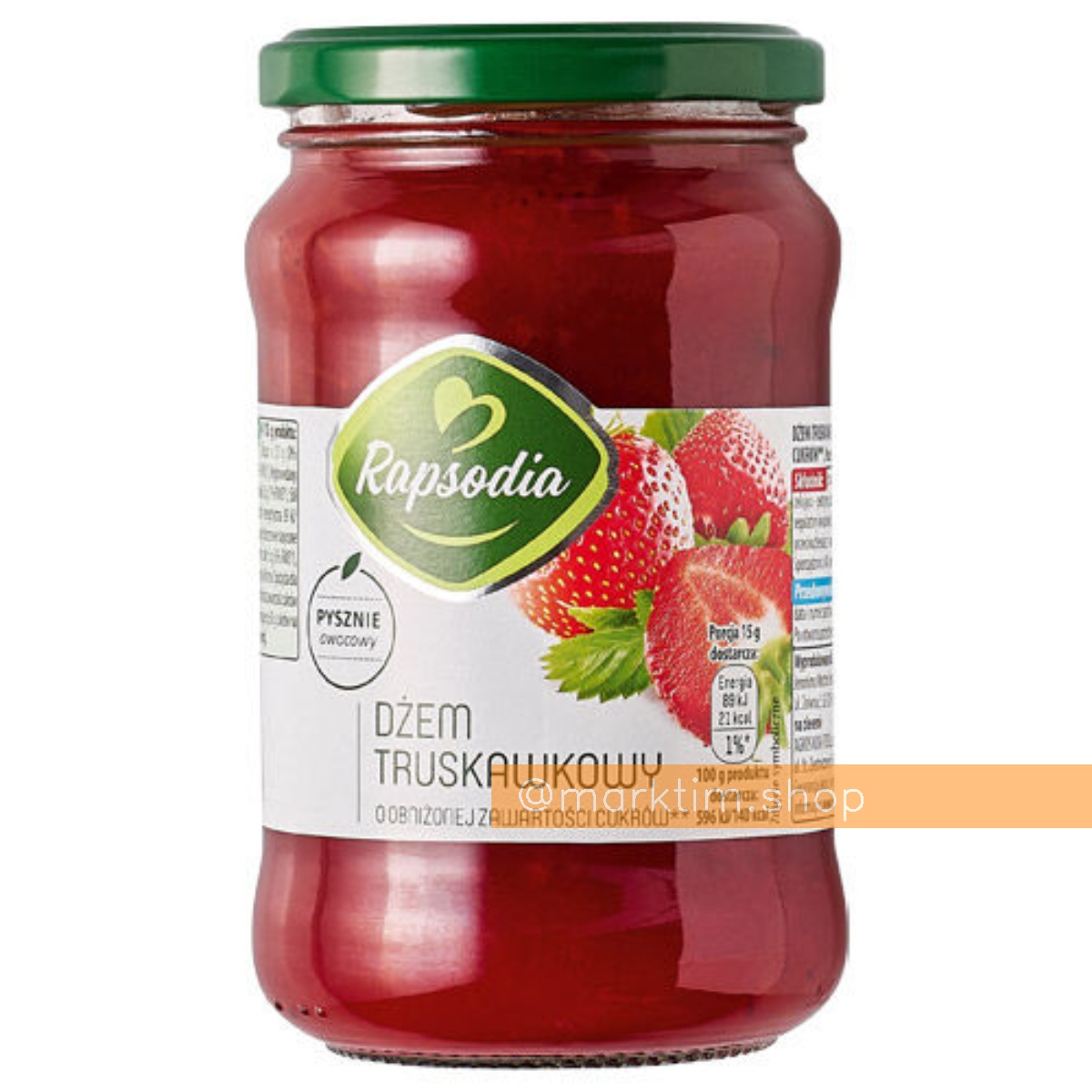 Клубничный джем с пониженным содержанием сахара Rapsodia (410 г)