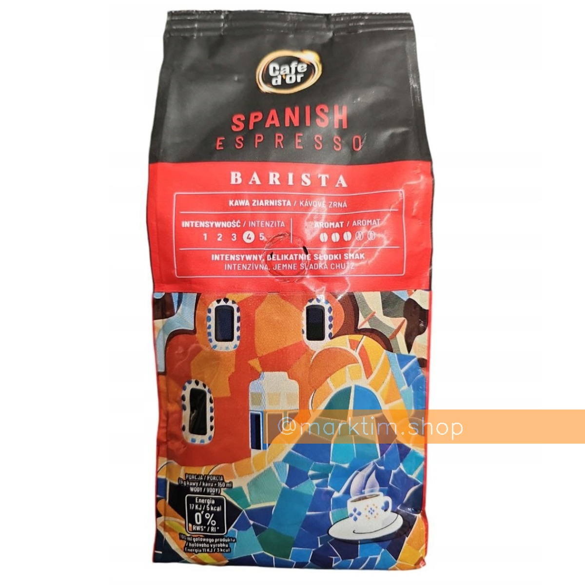 Кава в зернах Іспанія Еспресо 100% Арабіка Spanish CAFE D'OR (500 г)