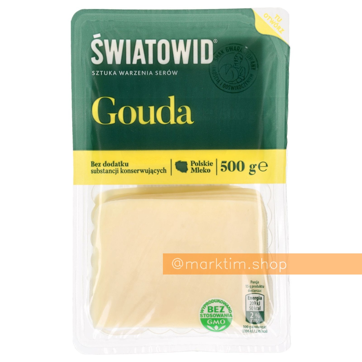 Сир Гауда нарізка Swiatowid (500 г)
