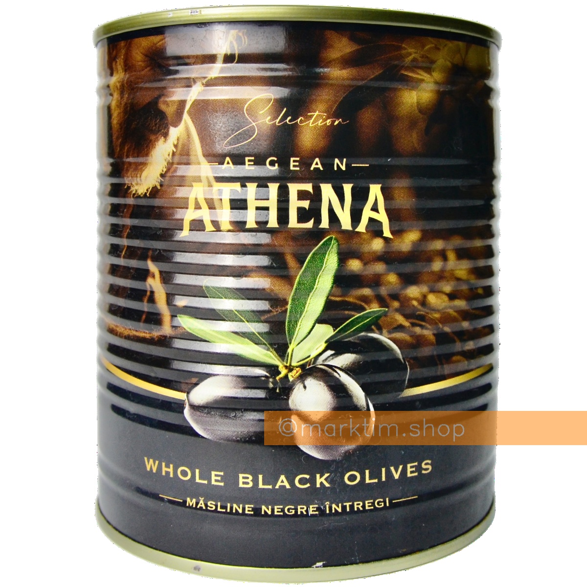 Черные оливки с косточкой Selection ATHENA (850 г)