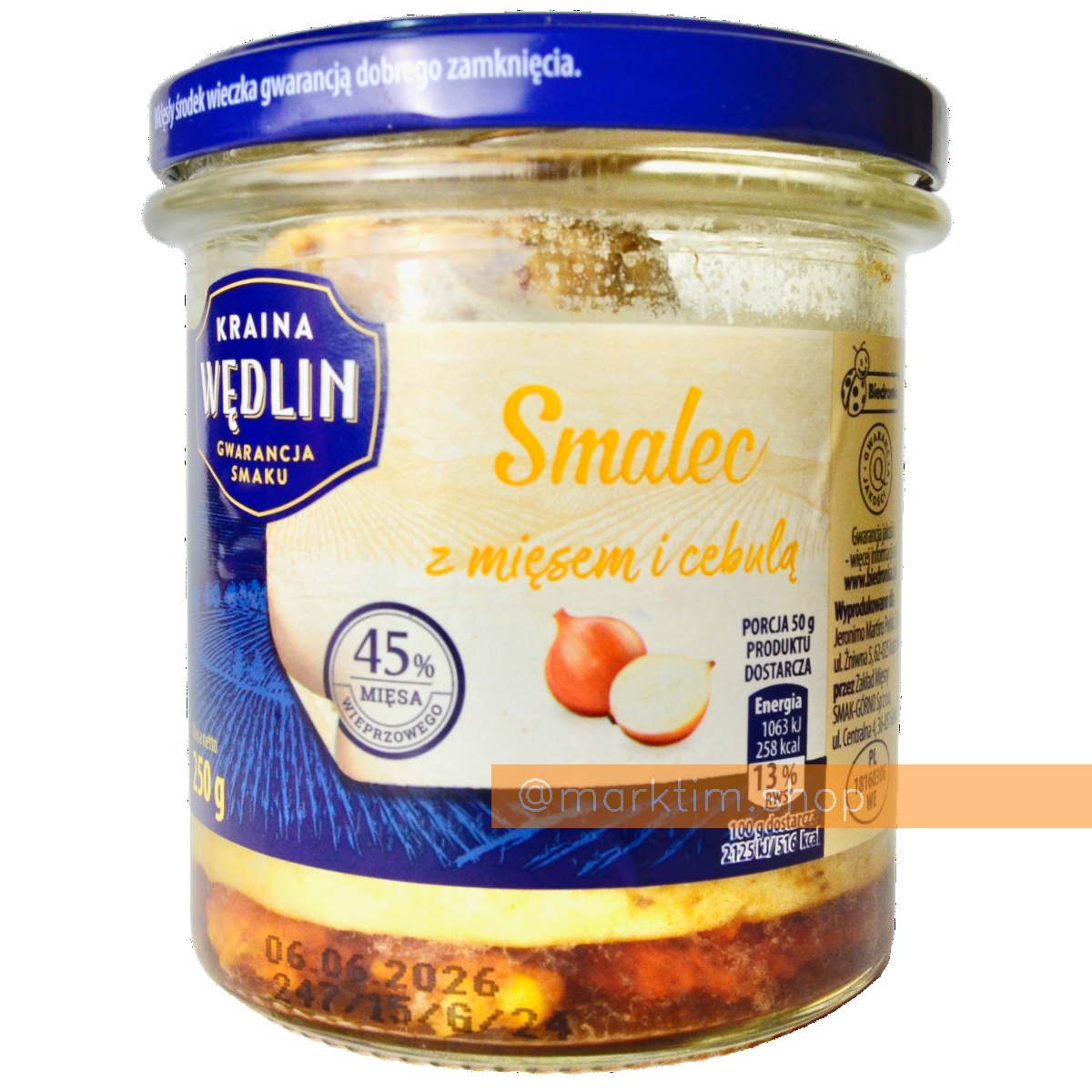 Смалец с мясом и луком KRAINA WEDLIN (250 г)