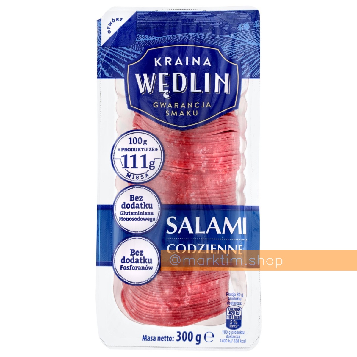 Нарізна салямі класична Kraina Wedlin (300 г)