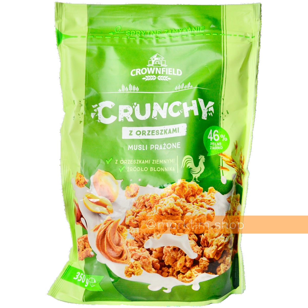 Гранола Мюсли запеченные кранч с орехами Crunchy z orzeszkami CROWNFIELD (350 г)