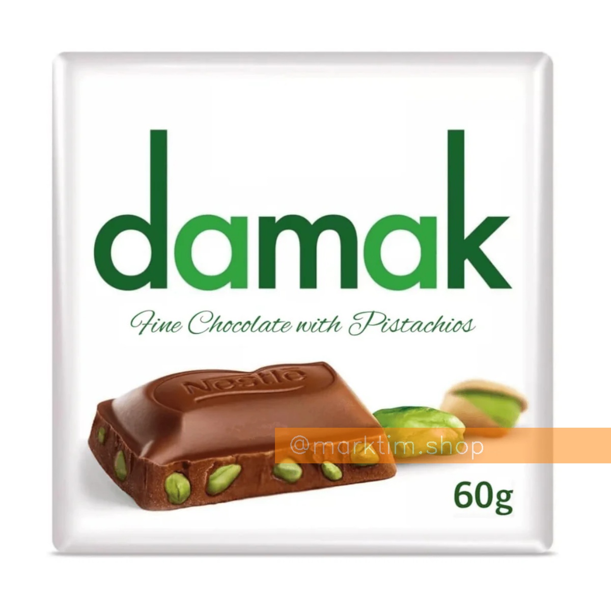 Шоколад молочный с фисташками Damak NESTLE (60 г)