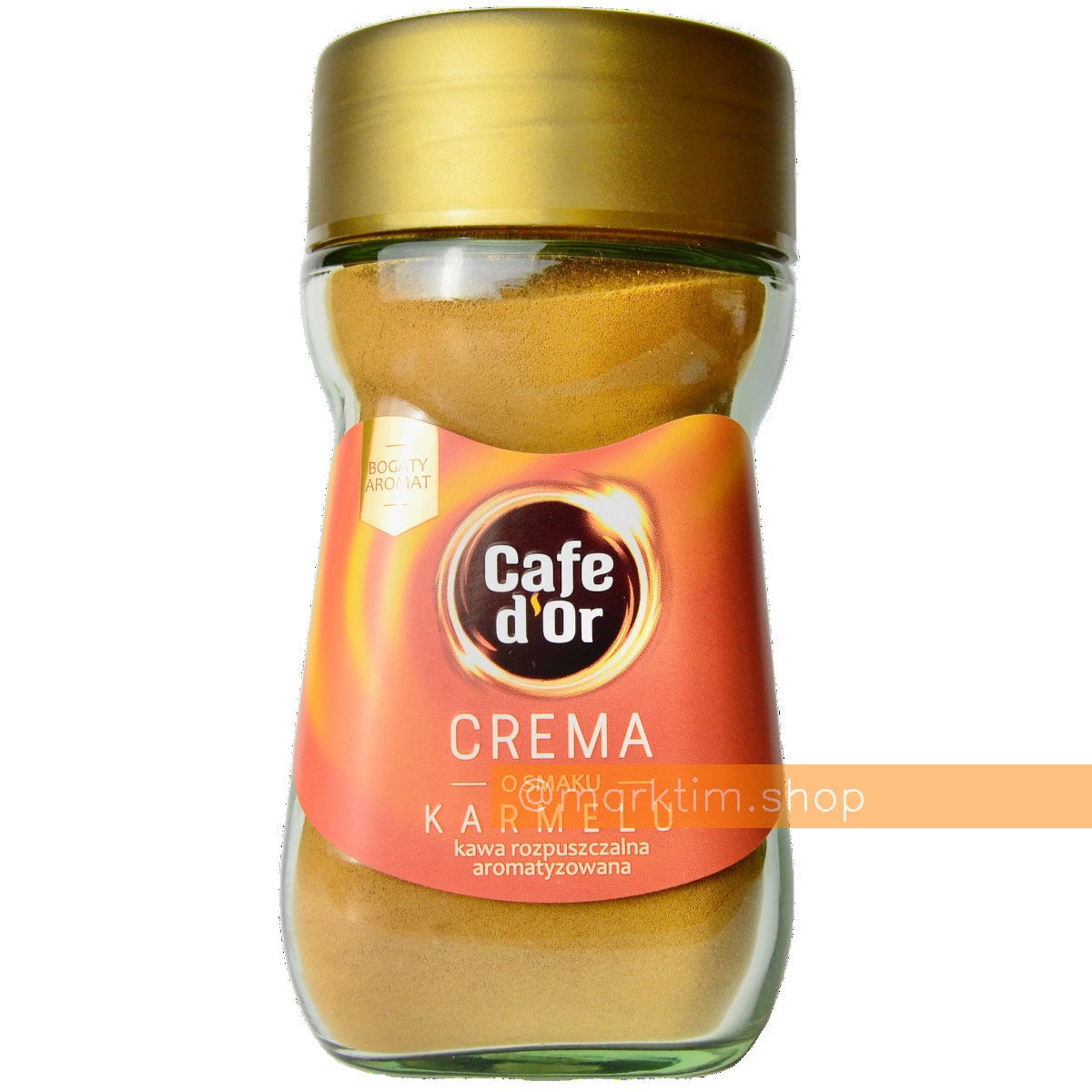 Кава розчинна зі смаком карамелі Cafe d'Or Crema (75 г)