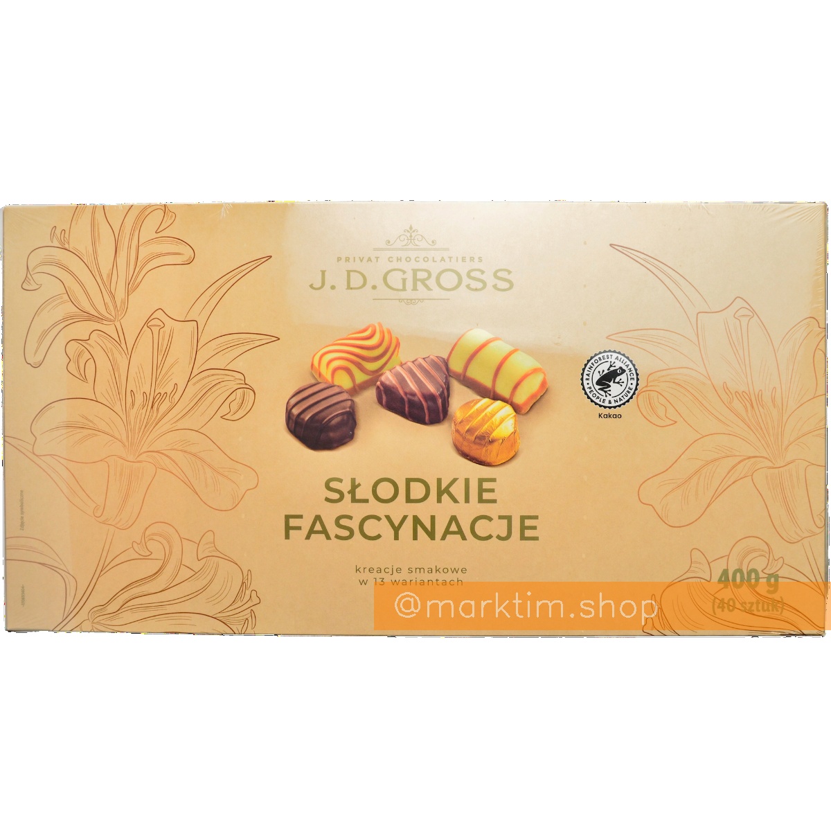 Пралине ассорти Slodkie Fascynacje J.D.GROSS (400 г)