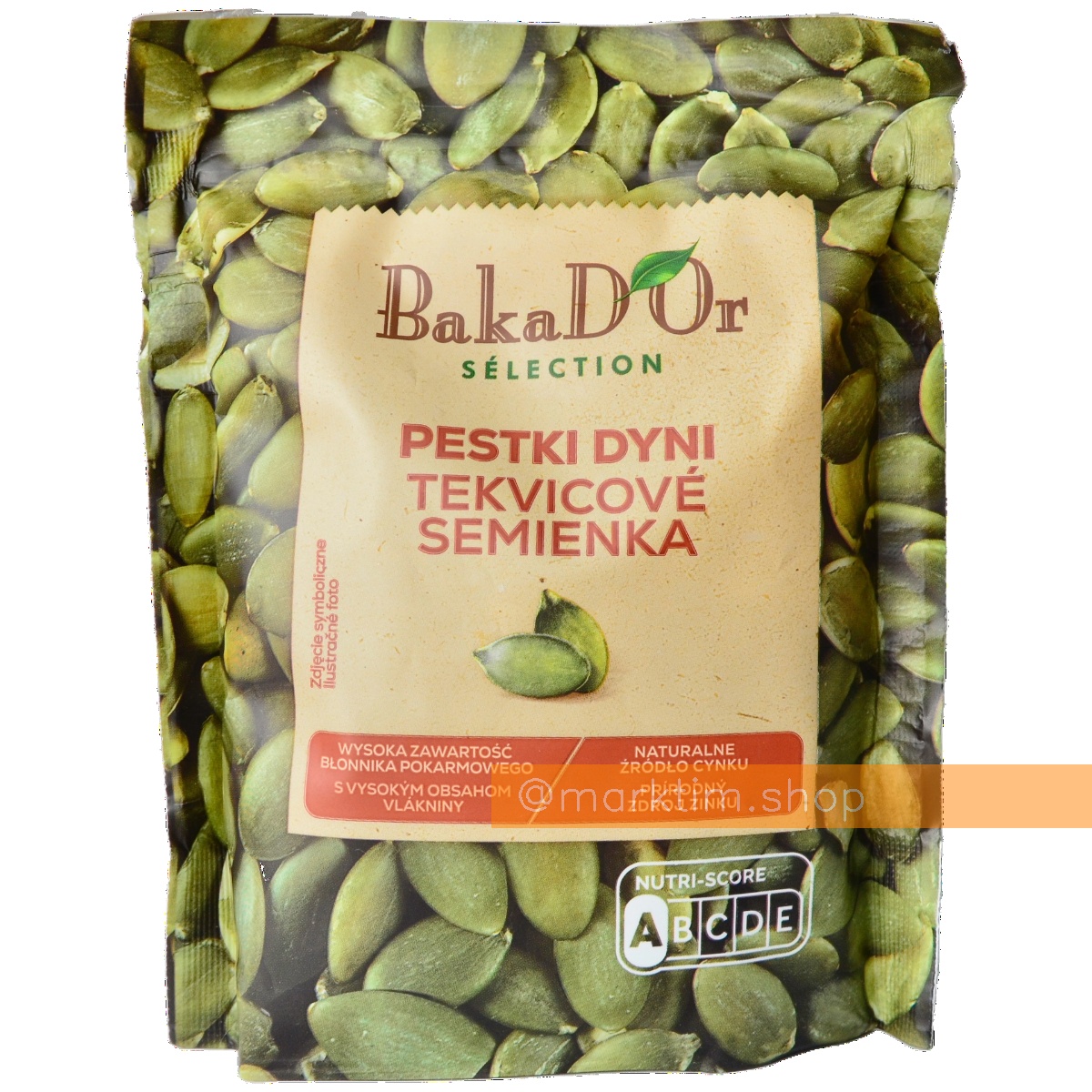 Очищенные семена тыквы BAKAD’OR (180 г)