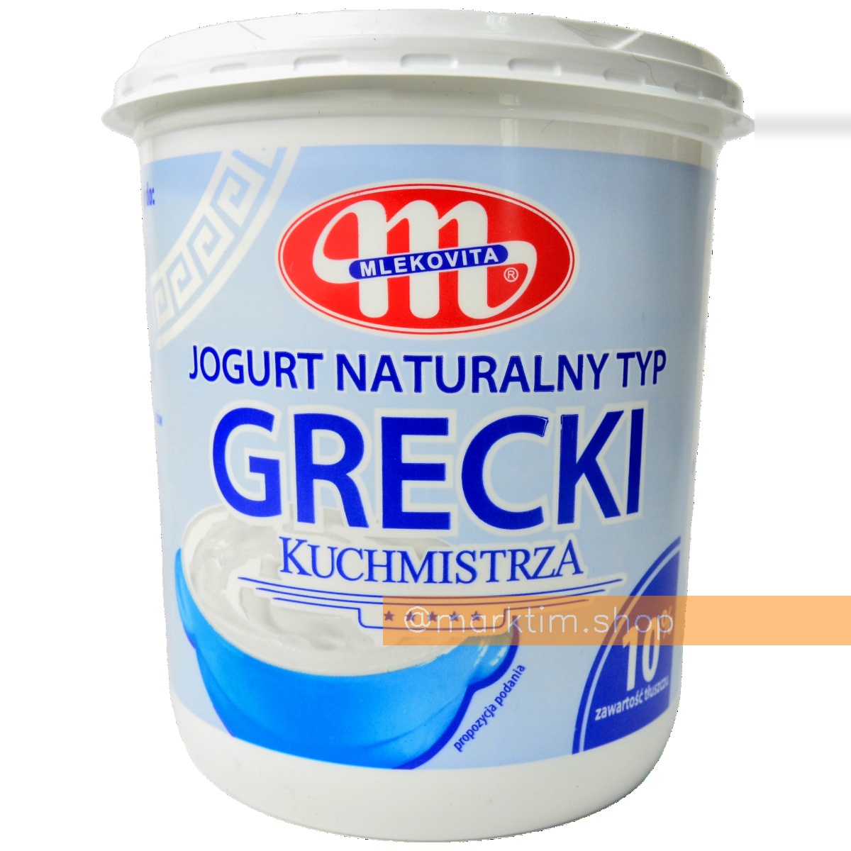Йогурт греческий натуральный Grecki Kuchmistrza MLEKOVITA (1 кг)