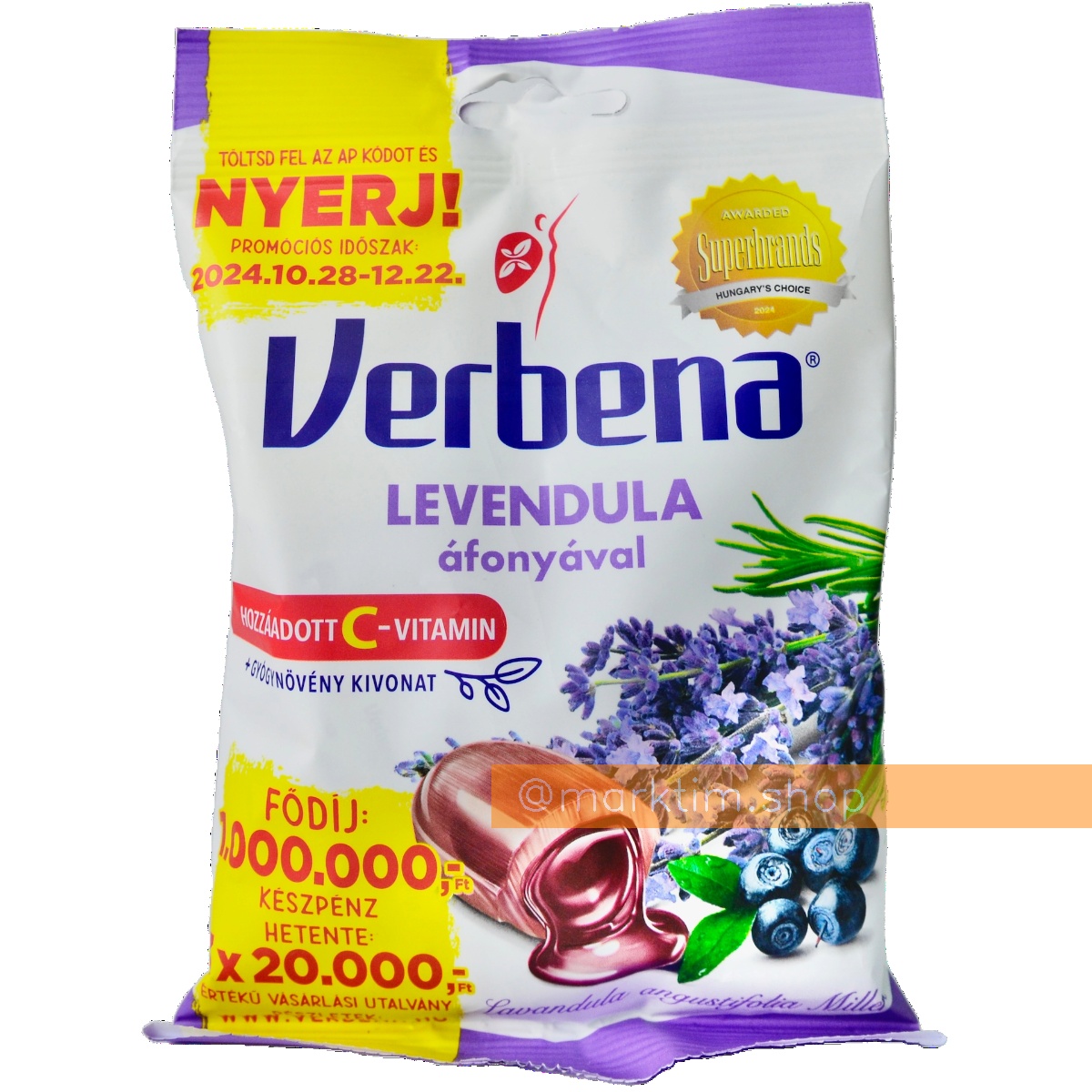 Леденцы с экстрактом трав и лавандой VERBENA (60 г)