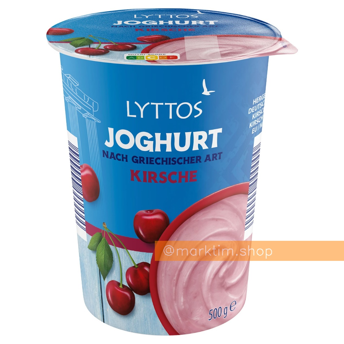Греческий йогурт с вишней LYTTOS (500 г)