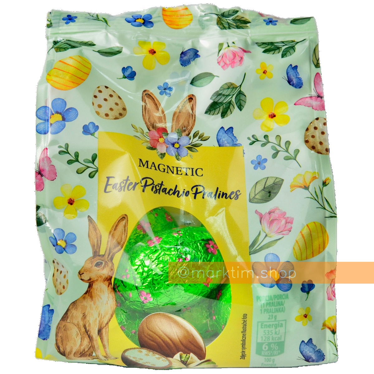 Праліне Яйця з фісташковим кремом Easter Pistachio Praline MAGNETIC (184 г)