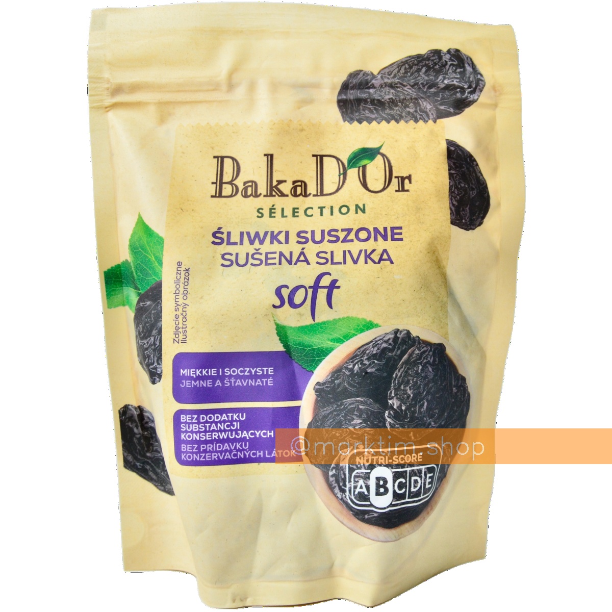 Чернослив мягкий Sliwka suszona Soft BAKAD'OR (180 г)