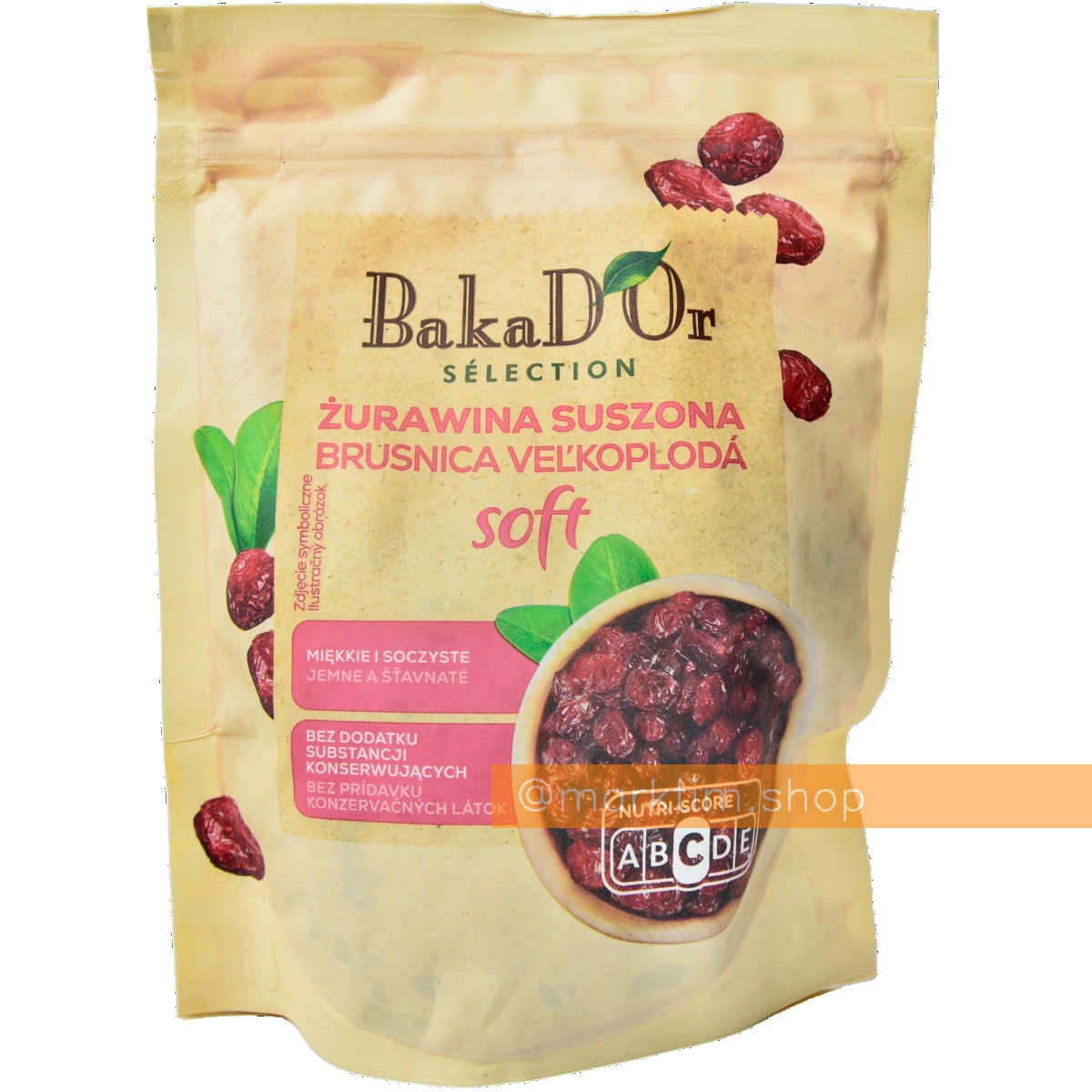 Клюква мягкая Zurawina suszona Soft BAKAD'OR (180 г)