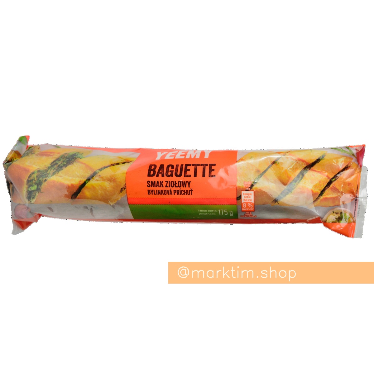 Багет з травами для дозапікання в духовій печі YEEMY (175 г)