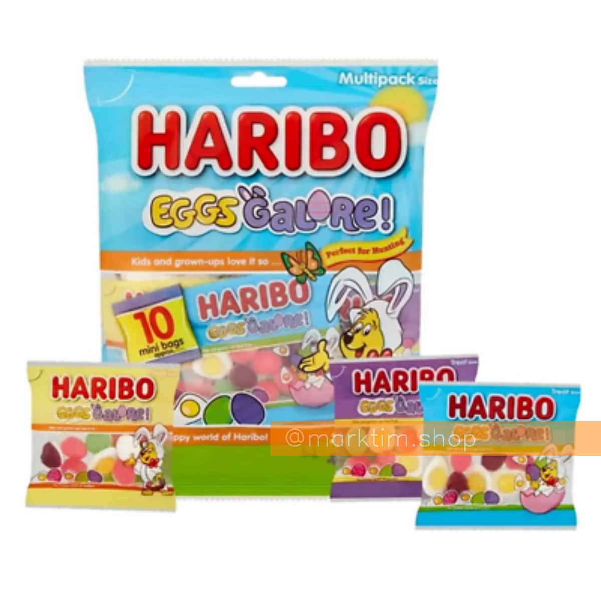 Жевательные конфеты мини Счастливой Пасхи Happy Easter Haribo (1 шт)