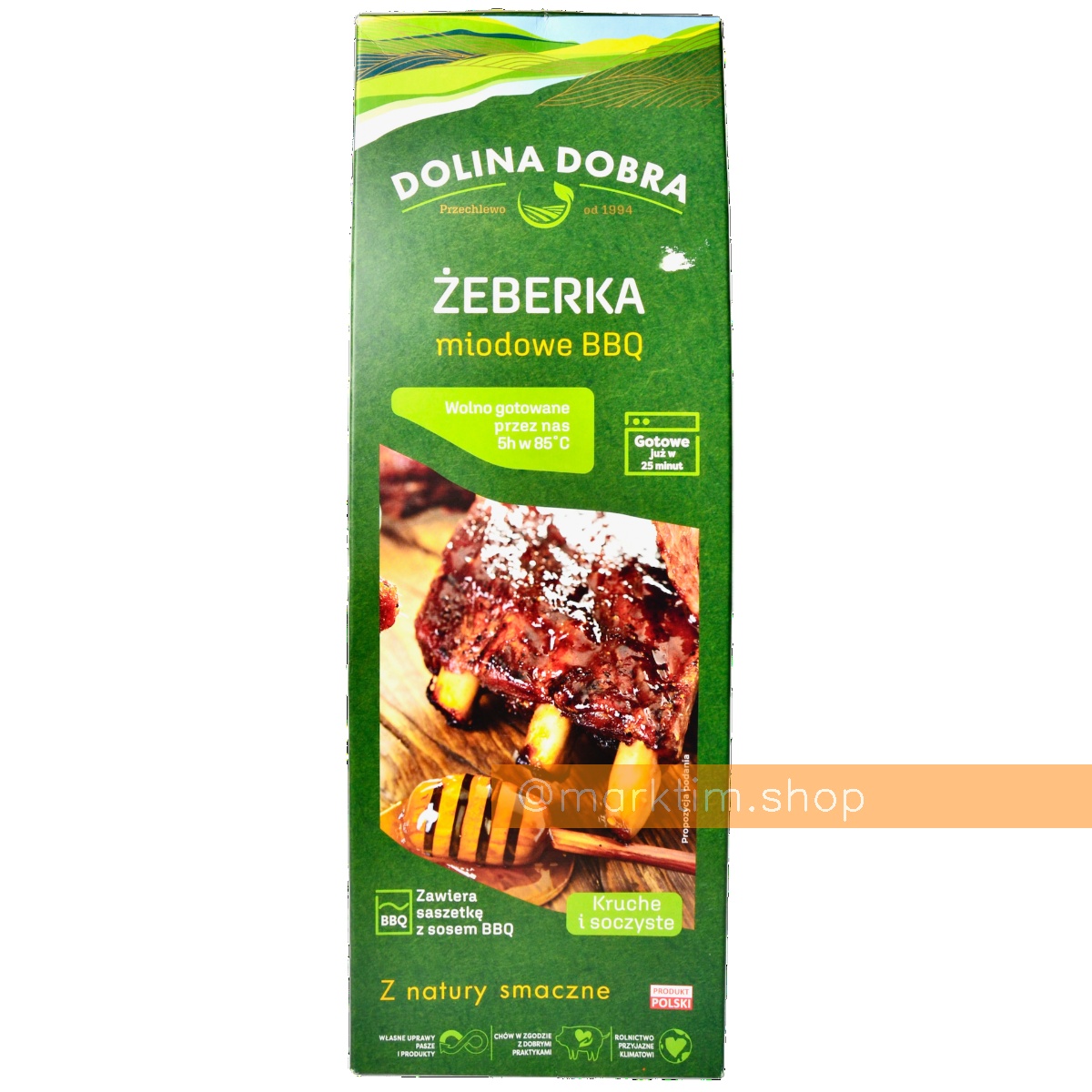 Ребрышки барбекю по методу медленного приготовления Dolina Dobra (730 г)